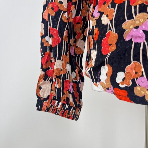 $375 NWOT See By Chloé Floral Top Blouse Shirt Long Sleeve Size 40 Pullover - Picture 6 of 13